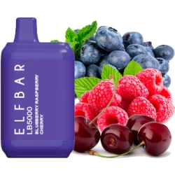 Одноразовая электронная сигарета Elf Bar LB Blueberry Raspberry Cherry (Черника Малина Вишня) (5000 Затяжек)