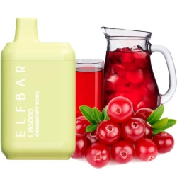 Одноразовая электронная сигарета Elf Bar LB Cranberry Soda (Клюква Фанта) (5000 Затяжек)