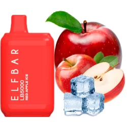 Одноразовая электронная сигарета Elf Bar LB Red Apple Ice (Красное Яблоко Лед) (5000 Затяжек)