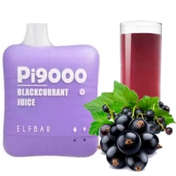 Одноразовая электронная сигарета Elf Bar Pi Blackcurrant Juice (Черная Смородина Джус) (9000 Затяжек)