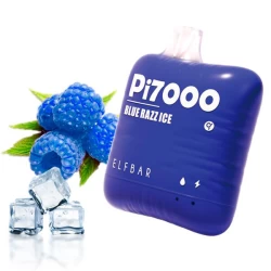 Одноразовая электронная сигарета Elf Bar Pi Blue Razz Ice (Блу Разз Лед) (7000 Затяжек)