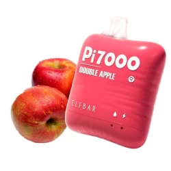 Одноразовая электронная сигарета Elf Bar Pi Double Apple (Двойное Яблоко) (7000 Затяжек)