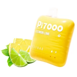 Одноразовая электронная сигарета Elf Bar Pi Lemon Lime (Лимон Лайм) (7000 Затяжек)