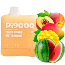 Одноразовая электронная сигарета Elf Bar Pi Peach Mango Watermelon (Персик Манго Арбуз) (9000 Затяжек)