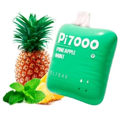 Одноразовая электронная сигарета Elf Bar Pi Pineapple Mint (Ананас Мята) (7000 Затяжек)
