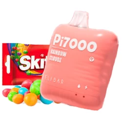Одноразовая электронная сигарета Elf Bar Pi Rainbow Cloudz (Рейнбоу Клаудз) (7000 Затяжек)