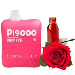 Одноразовая электронная сигарета Elf Bar Pi Sirap Rose (Сироп Роза) (9000 Затяжек)