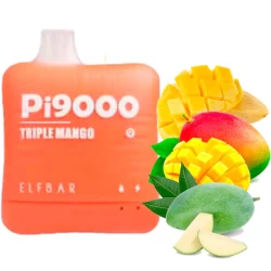 Одноразовая электронная сигарета Elf Bar Pi Triple Mango (Трипл Манго) (9000 Затяжек)