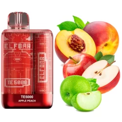 Одноразовая электронная сигарета Elf Bar TE Apple Peach (Яблоко Персик) (5000 Затяжек)