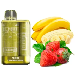 Одноразовая электронная сигарета Elf Bar TE Strawberry Banana (Клубника Банан) (5000 Затяжек)