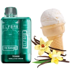 Одноразовая электронная сигарета Elf Bar TE Vanilla Ice Cream (Ваниль Мороженое) (5000 Затяжек)