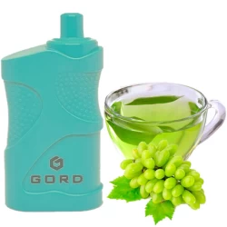 Одноразовая электронная сигарета GORD Green Tea Grape (Зеленый Чай Виноград) (4000 Затяжек)