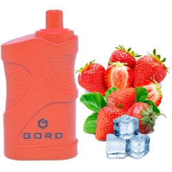 Одноразовая электронная сигарета GORD Strawberry Ice (Клубника  Лед) (4000 Затяжек)