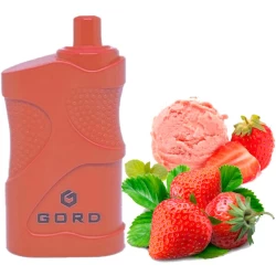 Одноразовая электронная сигарета GORD Strawberry Sundae (Клубника Сандэ) (4000 Затяжек)