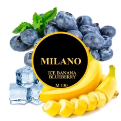 Тютюн Milano Ice Banana Blueberry M130 (Лід Банан Чорниця) 50 гр