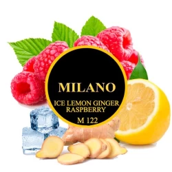 Тютюн Milano Ice Lemon Ginger Raspberry M122 (Лід Лимон Імбир Малина) 50 гр