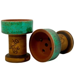 Чашка глиняная Gusto Bowls Rook 7 (Зеленый)