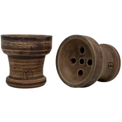 Чашка глиняная Lavart Nedra Amber Wood (Коричневый с бежевым)