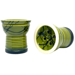 Чашка глиняная Sweet Bowls New Turkish Glaze (Зеленый с черным)