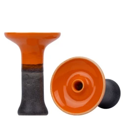 Чашка глиняна 2x2 Medium Orange Graphite Phunnel (Чорний з помаранчевим)