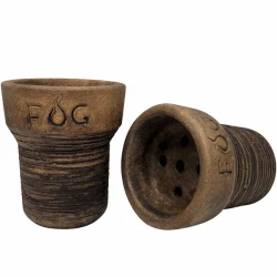 Чашка глиняная Fog Amber (Коричневый)