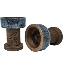 Чашка глиняная Gusto Bowls Rook (Хром)