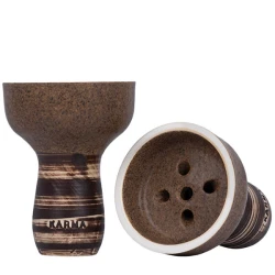 Чашка глиняная Karma Turka Ash Cappuccino (Коричневый)