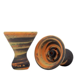 Чашка глиняна Trumpet Bell (Помаранчевий з чорним)
