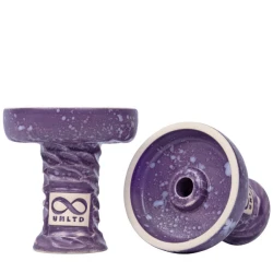 Чашка глиняная UNLTD Phunnel Violet Amethyst (Фиолетовый с белым)