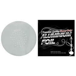 Фольга для кальяну нарізна Aluminium (Сріблястий)