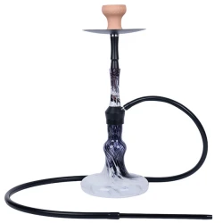 Кальян Interhookah Vector (Білий з чорним)
