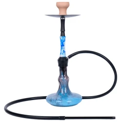 Кальян Interhookah Vector (Блакитний з чорним)