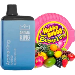 Одноразовая электронная сигарета Aroma King Bubbleblue (Баблблу) (5500 Затяжек)