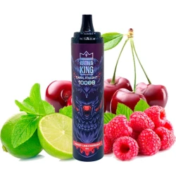 Одноразовая электронная сигарета Aroma King Cherry Lime Raspberry (Вишня Лайм Малина) (10000 Затяжек)