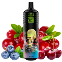Одноразовая электронная сигарета Aroma King Mars Blueberry Cherry Cranberry (Черника Вишня Клюква) (9000 Затяжек)