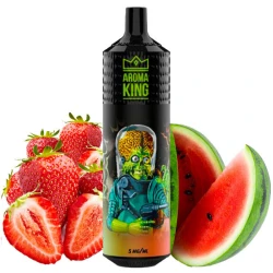 Одноразовая электронная сигарета Aroma King Mars Strawberry Watermelon (Клубника Арбуз) (9000 Затяжек)