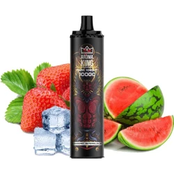 Одноразовая электронная сигарета Aroma King Strawberry Watermelon Ice (Клубника Арбуз Лед) (10000 Затяжек)