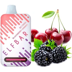 Одноразовая электронная сигарета Elf Bar BC Blackberry Cherry (Ежевика Вишня) (15000 Затяжек)