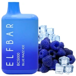 Одноразовая электронная сигарета Elf Bar BC Blue Razz Ice (Блу Разз Лед) (5000 Затяжек)
