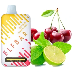 Одноразовая электронная сигарета Elf Bar BC Cherry Lime (Вишня Лайм) (15000 затяжек)