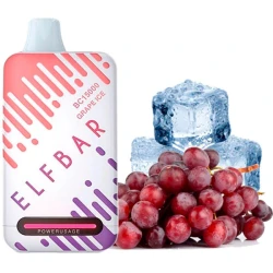 Одноразовая электронная сигарета Elf Bar BC Grape Ice (Виноград Лед) (15000 затяжек)