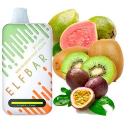 Одноразовая электронная сигарета Elf Bar BC Kiwi Passion Fruit Guava (Киви Маракуйя Гуава) (15000 затяжек)