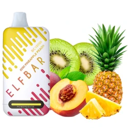 Одноразовая электронная сигарета Elf Bar BC Kiwi Pineapple Peach (Киви Ананас Персик) (18000 затяжек)