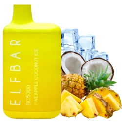 Одноразовая электронная сигарета Elf Bar BC Pineapple Coconut Ice (Ананас Кокос Лед) (5000 Затяжек)