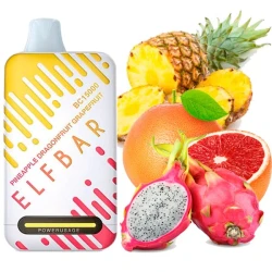Одноразовая электронная сигарета Elf Bar BC Pineapple Dragonfruit Grapefruit (Ананас Питайя Грейпфрут) (15000 затяжек)