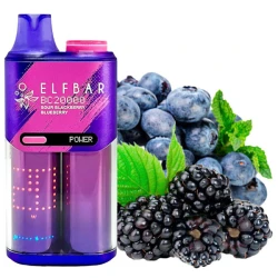 Одноразовая электронная сигарета Elf Bar BC Sour Blackberry Blueberry (Сауэр Ежевика Черника) (20000 Затяжек)