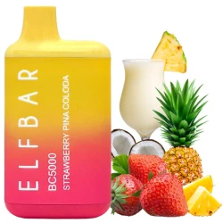 Одноразовая электронная сигарета Elf Bar BC Strawberry Pina Colada (Клубника Пина Колада) (5000 Затяжек)