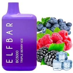 Одноразовая электронная сигарета Elf Bar BC Triple Berry Ice (Трипл Ягода Лед) (5000 Затяжек)