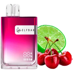 Одноразовая электронная сигарета Elf Bar CR Cherry Lime (Вишня Лайм) (8000 затяжек)
