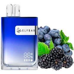 Одноразовая электронная сигарета Elf Bar CR Sour Blackberry Blueberry (Сауэр Ежевика Черника) (8000 Затяжек)